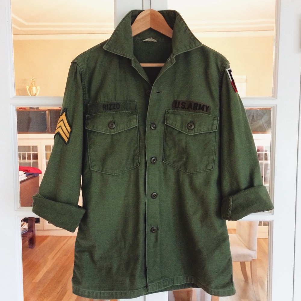 1960s Vintage Army Military Jacket